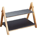 Artesà 2 Tier Slate & Wood Serving Stand Serving Trays Artesà 2 Tier Slate & Wood Serving Stand Artesà 2 Tier Slate & Wood Serving Stand KitchenCraft