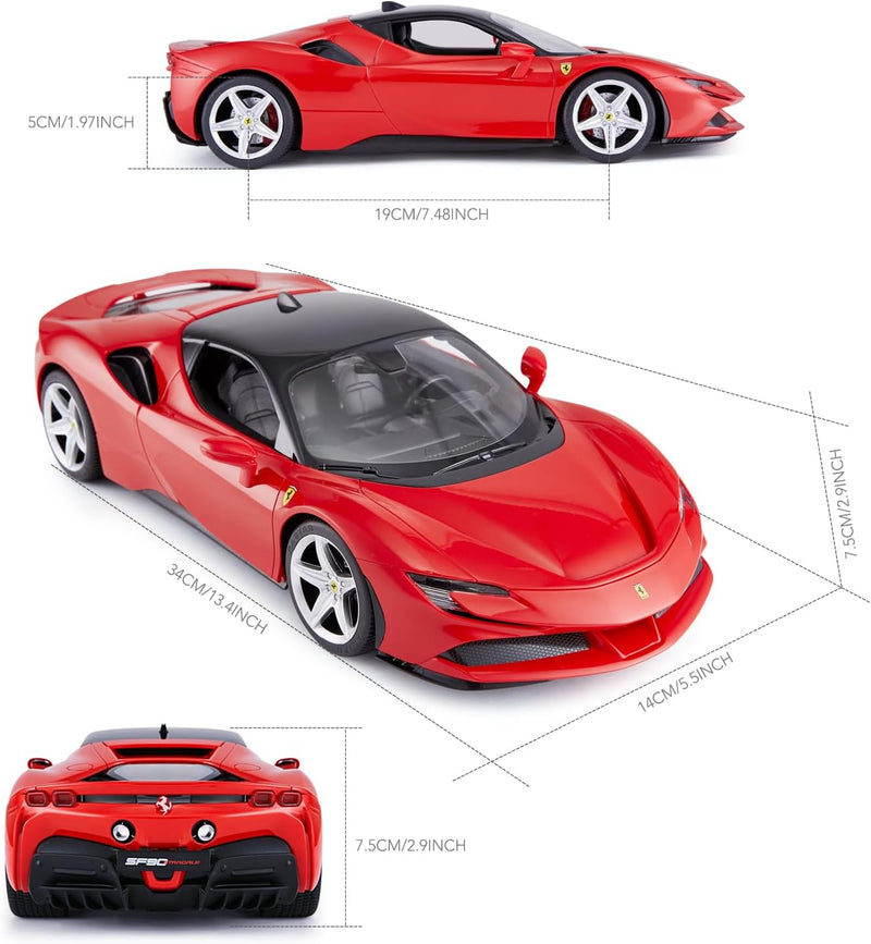 1/14 Ferrari SF90 Stradale Radio Remote Control Car Remote Control Cars 1/14 Ferrari SF90 Stradale Radio Remote Control Car 1/14 Ferrari SF90 Stradale Radio Remote Control Car Rastar