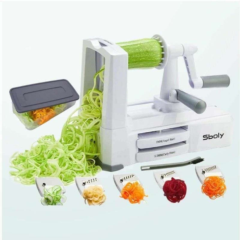 5 Blades Vegetable Spiralizer Outlet 5 Blades Vegetable Spiralizer 5 Blades Vegetable Spiralizer Sboly