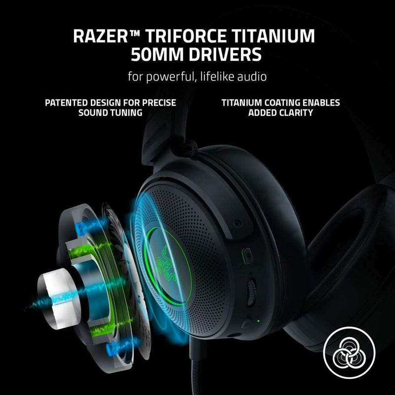 Kraken V3 Pro HyperSense Wireless Gaming Headset Gaming Kraken V3 Pro HyperSense Wireless Gaming Headset Kraken V3 Pro HyperSense Wireless Gaming Headset Razer