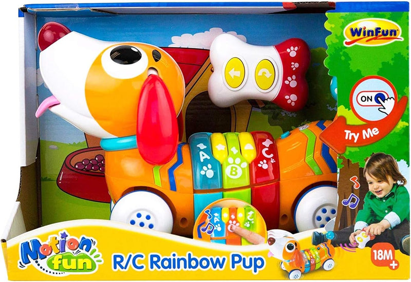 Remote Control Rainbow Puppy toddler's toys Remote Control Rainbow Puppy Remote Control Rainbow Puppy WinFun