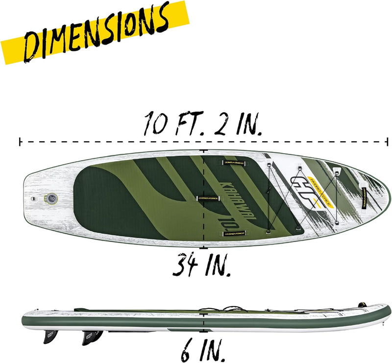 Hydro-Force Unisex  Kahawai Set Stand Up - Board Surf Boards Hydro-Force Unisex  Kahawai Set Stand Up - Board Hydro-Force Unisex  Kahawai Set Stand Up - Board Bestway