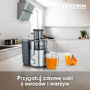 Professional Power Juicer for Whole Fruits Outlet Professional Power Juicer for Whole Fruits Professional Power Juicer for Whole Fruits SEVERIN
