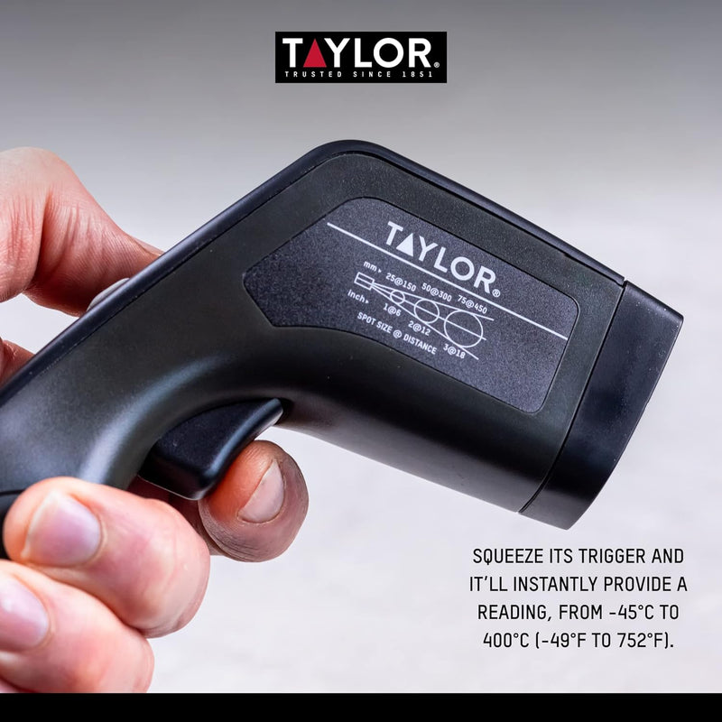 Taylor Pro Digital Non-Contact Infrared Thermometer thermometer Taylor Pro Digital Non-Contact Infrared Thermometer Taylor Pro Digital Non-Contact Infrared Thermometer KitchenCraft