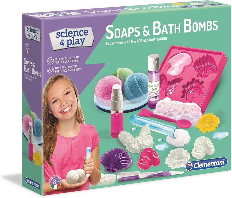 Science & Play Soap and Bath Bomb experiment kit Art & Crafts Science & Play Soap and Bath Bomb experiment kit Science & Play Soap and Bath Bomb experiment kit CLEMENTONI