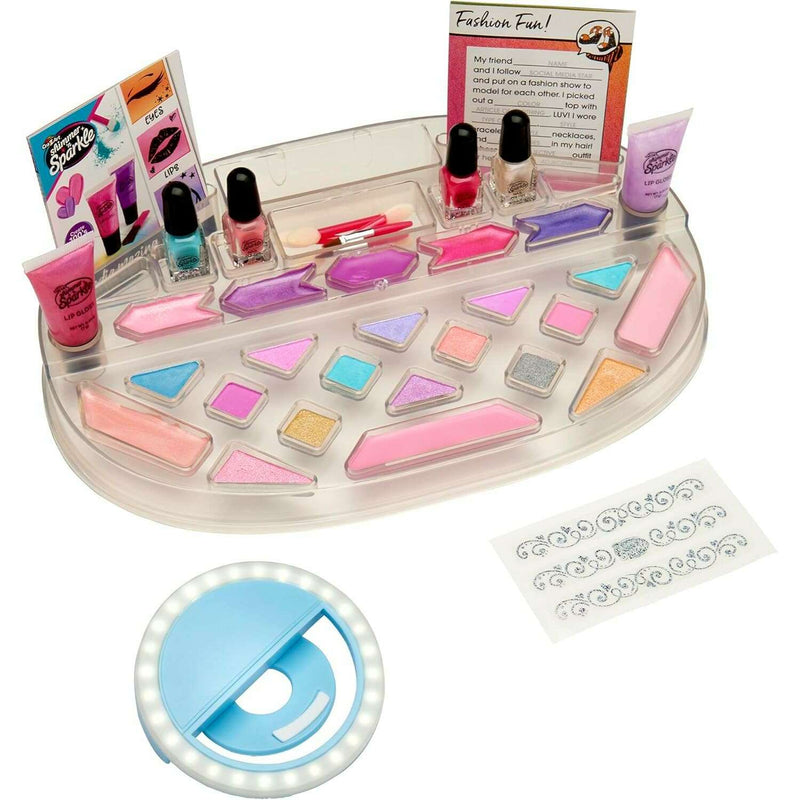 Shimmer 'N Sparkle Light Up Beauty Studio kids cosmetics Shimmer 'N Sparkle Light Up Beauty Studio Shimmer 'N Sparkle Light Up Beauty Studio crazart