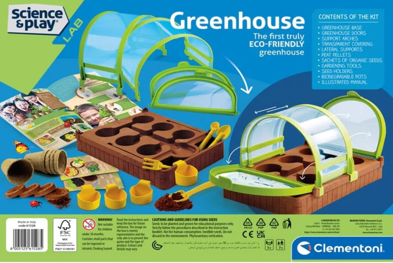 Science Greenhouse for Children- Ages 7 Years Toys Science Greenhouse for Children- Ages 7 Years Science Greenhouse for Children- Ages 7 Years CLEMENTONI