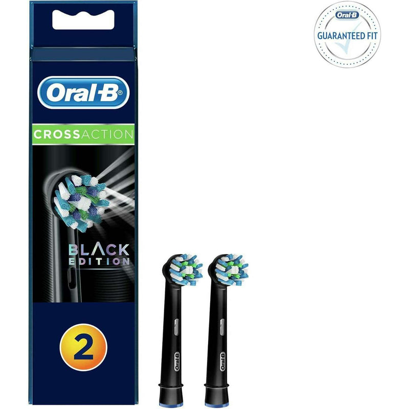 2x Cross Action Black Head Attachment Dental Care 2x Cross Action Black Head Attachment 2x Cross Action Black Head Attachment Oral B