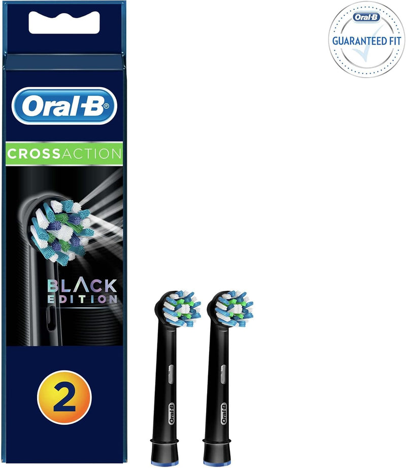 2x Cross Action Black Head Attachment Dental Care 2x Cross Action Black Head Attachment 2x Cross Action Black Head Attachment Oral B