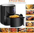 5L Air Fryer + LED Touch Screen, 1400W Outlet 5L Air Fryer + LED Touch Screen, 1400W 5L Air Fryer + LED Touch Screen, 1400W LLIVEKIT
