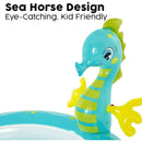 Seahorse Sprinkler Pool, 188x160x86cm Kids Inflatables Seahorse Sprinkler Pool, 188x160x86cm Seahorse Sprinkler Pool, 188x160x86cm Bestway