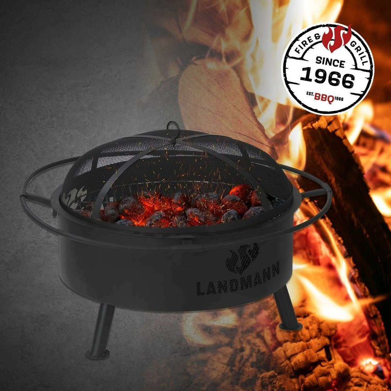 2 in 1 Outdoor Fire Basket & Grill Industrial Design Outdoor Barbque 2 in 1 Outdoor Fire Basket & Grill Industrial Design 2 in 1 Outdoor Fire Basket & Grill Industrial Design Landmann