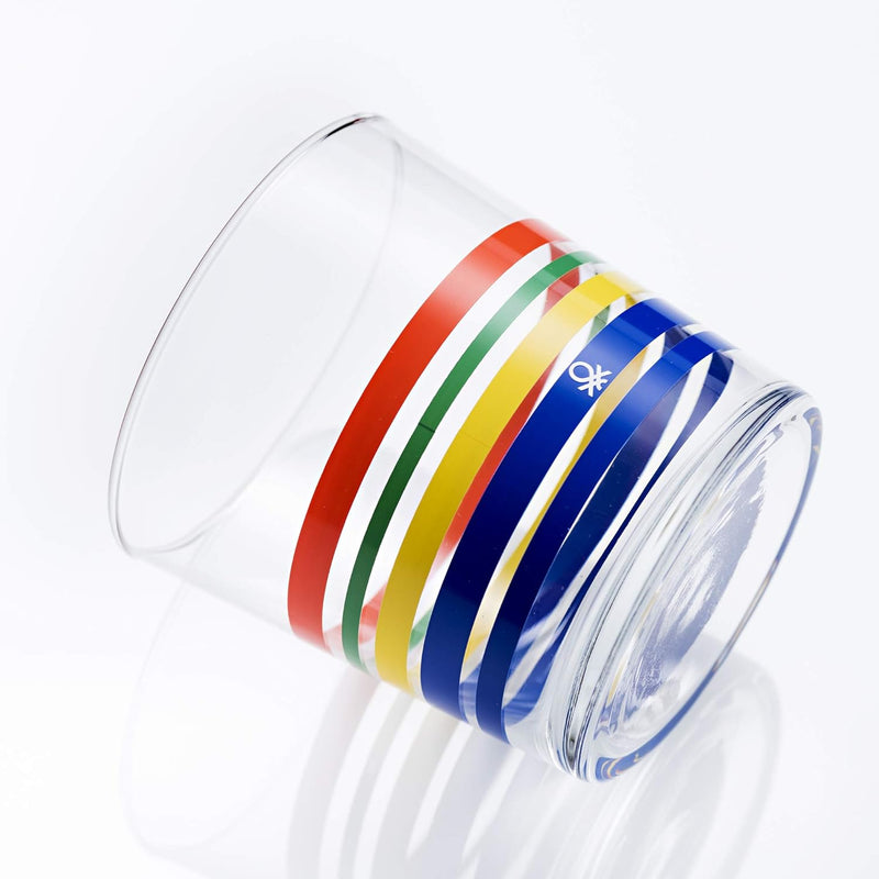 Rainbow Collection, Set of 4 Drinking Cups Glass cups Rainbow Collection, Set of 4 Drinking Cups Rainbow Collection, Set of 4 Drinking Cups United Colors of Benetton