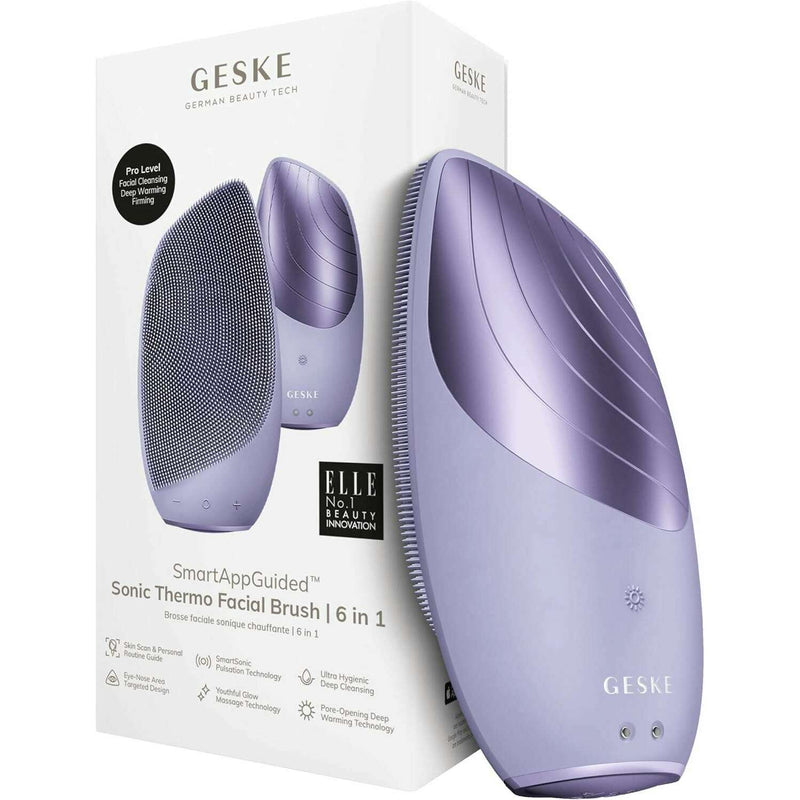 SmartAppGuided™ Sonic Thermo Facial Brush | 6 in 1 Skin Cleansing Brushes & Systems SmartAppGuided™ Sonic Thermo Facial Brush | 6 in 1 SmartAppGuided™ Sonic Thermo Facial Brush | 6 in 1 Geske