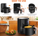 5L Air Fryer + LED Touch Screen, 1400W Outlet 5L Air Fryer + LED Touch Screen, 1400W 5L Air Fryer + LED Touch Screen, 1400W LLIVEKIT
