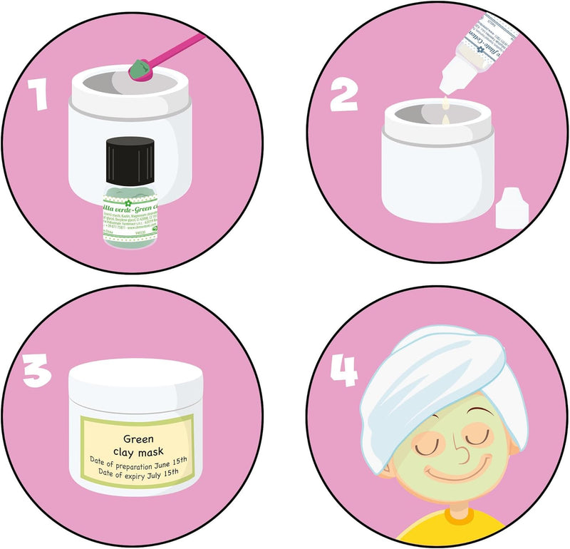 Beauty Masks - Create Your Own - Science Kit Educational Games Beauty Masks - Create Your Own - Science Kit Beauty Masks - Create Your Own - Science Kit CLEMENTONI