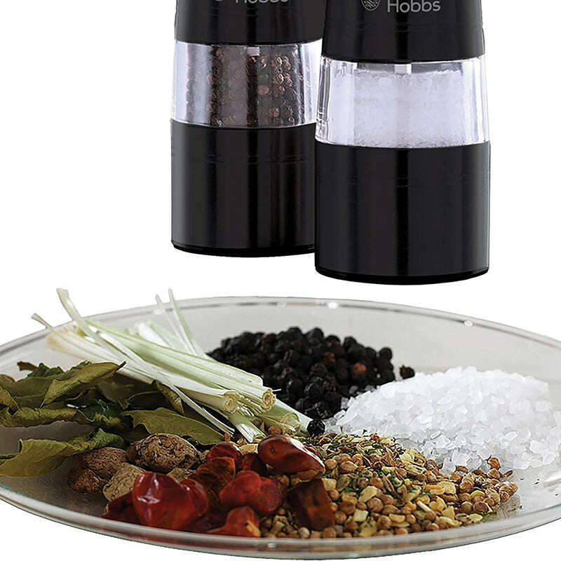 Electric Salt and Pepper Mill Set Salt&Pepper Electric Salt and Pepper Mill Set Electric Salt and Pepper Mill Set Russell Hobbs