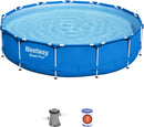 Steel Pro Round 3.96m x 84cm home pool Steel Pro Round 3.96m x 84cm Steel Pro Round 3.96m x 84cm Bestway