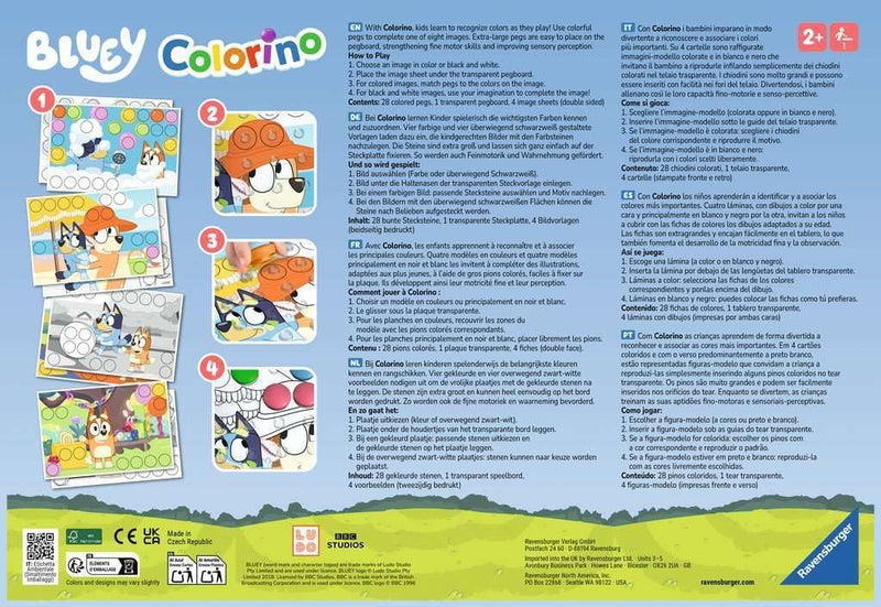 Colorino Bluey - Discovering Colors Toys Colorino Bluey - Discovering Colors Colorino Bluey - Discovering Colors Ravensburger