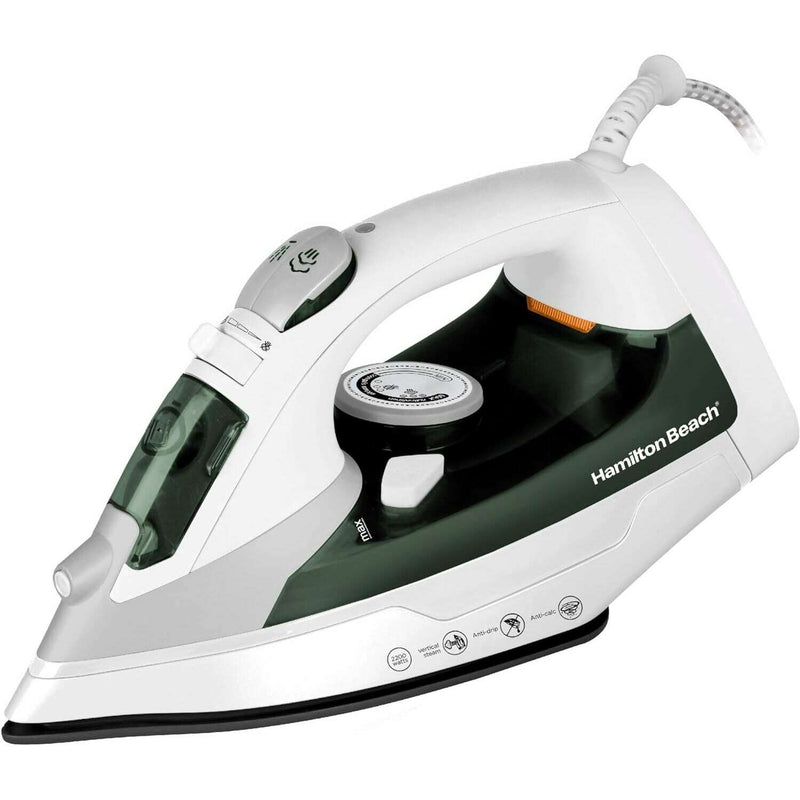 Anti-Drip, Anti-calc & Non-Stick soleplate Steam Iron 2200W Ironing Machine Anti-Drip, Anti-calc & Non-Stick soleplate Steam Iron 2200W Anti-Drip, Anti-calc & Non-Stick soleplate Steam Iron 2200W Hamilton Beach