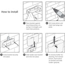 CleanStore Blue Wall-mounted Broom broom CleanStore Blue Wall-mounted Broom CleanStore Blue Wall-mounted Broom Joseph Joseph