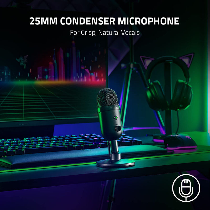 Seiren V2 X, USB Microphone for Streamers Gaming Seiren V2 X, USB Microphone for Streamers Seiren V2 X, USB Microphone for Streamers Razer