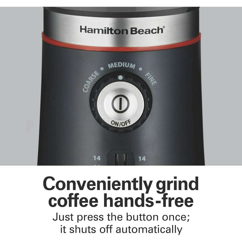 Custom Grind™ Coffee Grinder, Removable Stainless Steel Chamber Coffee Grinders Custom Grind™ Coffee Grinder, Removable Stainless Steel Chamber Custom Grind™ Coffee Grinder, Removable Stainless Steel Chamber Hamilton Beach