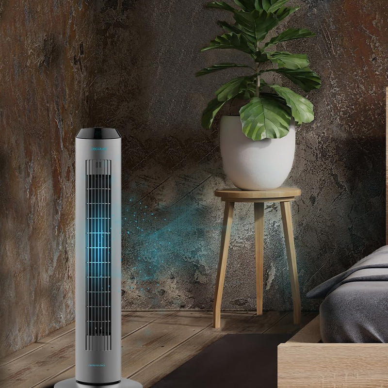 Energy Silence Skyline Ionic Digital Tower Fan with Remote Control and Timer Fan Energy Silence Skyline Ionic Digital Tower Fan with Remote Control and Timer Energy Silence Skyline Ionic Digital Tower Fan with Remote Control and Timer Cecotec