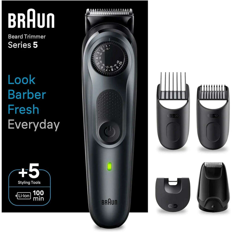 Beard Trimmer 5 With Precision Wheel, 5 Styling Tools Grooming Kit Beard Trimmer 5 With Precision Wheel, 5 Styling Tools Beard Trimmer 5 With Precision Wheel, 5 Styling Tools Braun