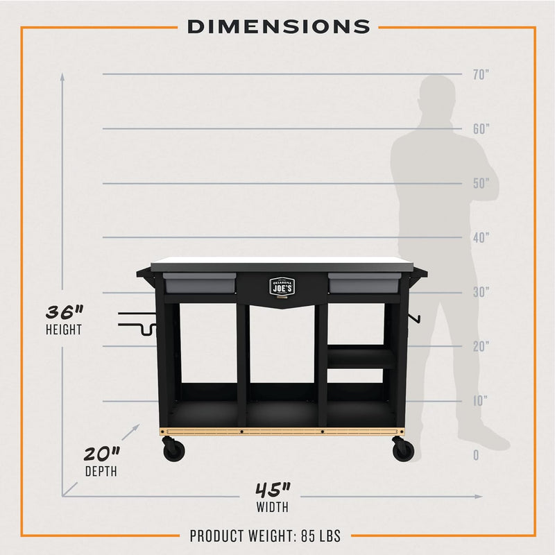 Oklahoma Joe’s® Workstation Dlx Prep & Storage Cart Outdoor Barbque Oklahoma Joe’s® Workstation Dlx Prep & Storage Cart Oklahoma Joe’s® Workstation Dlx Prep & Storage Cart CharBroil