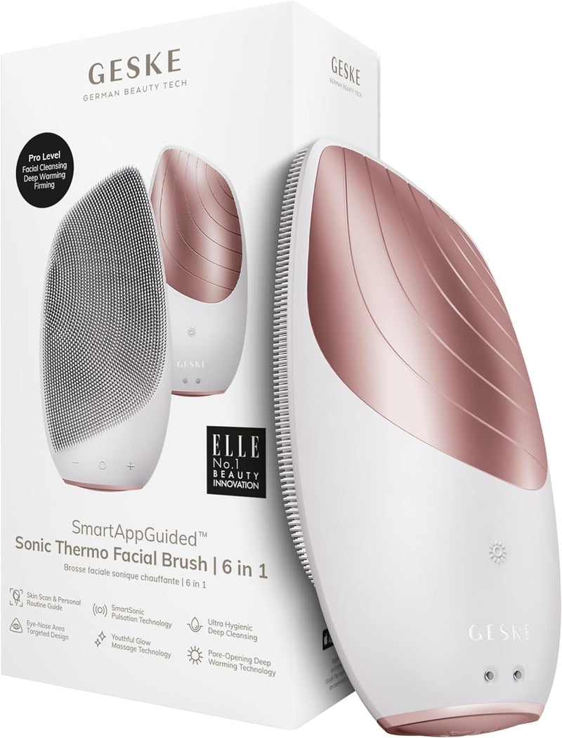 SmartAppGuided™ Sonic Thermo Facial Brush | 6 in 1  SmartAppGuided™ Sonic Thermo Facial Brush | 6 in 1 SmartAppGuided™ Sonic Thermo Facial Brush | 6 in 1 The German Outlet