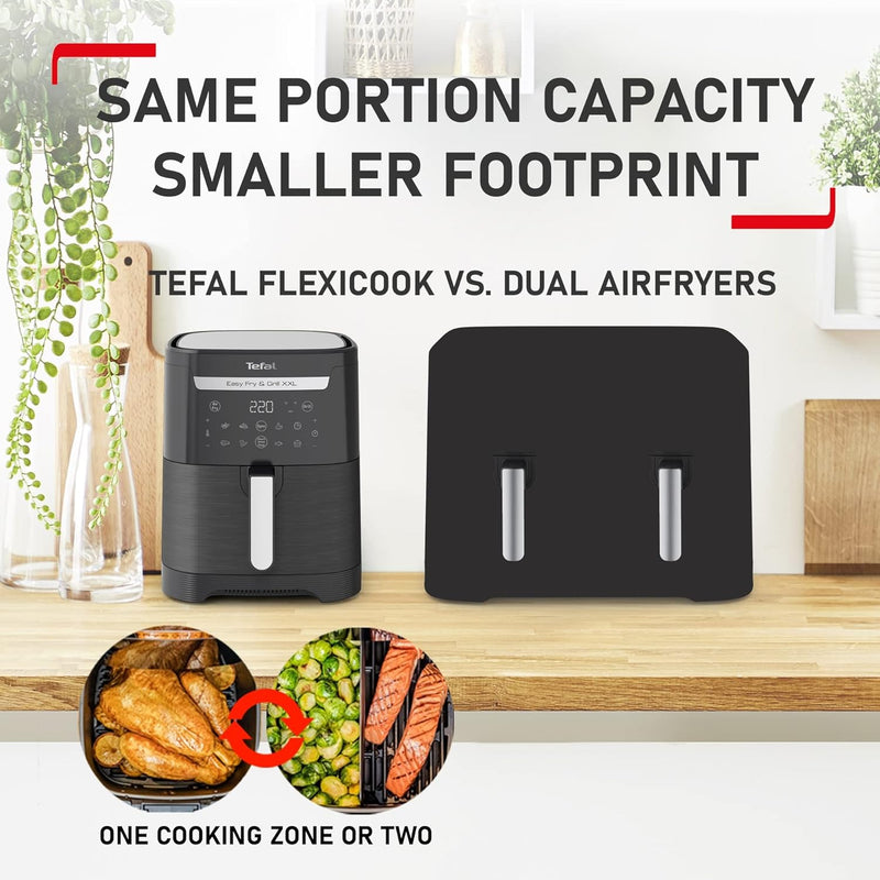 EasyFry XXL 2 in 1 Air Fryer & Grill - 1800W Air fryer EasyFry XXL 2 in 1 Air Fryer & Grill - 1800W EasyFry XXL 2 in 1 Air Fryer & Grill - 1800W Tefal