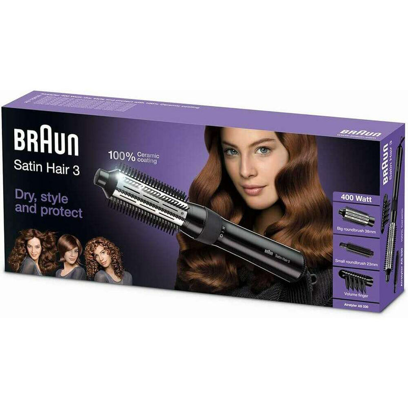 Satin Hair 3  AirStyler With Ceramic Protection Airbrushes Satin Hair 3  AirStyler With Ceramic Protection Satin Hair 3  AirStyler With Ceramic Protection Braun