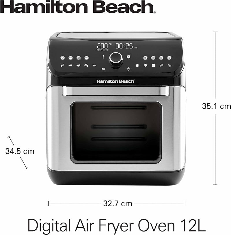 12L Digital Air Fryer Oven,  16 Cooking Modes Ovens 12L Digital Air Fryer Oven,  16 Cooking Modes 12L Digital Air Fryer Oven,  16 Cooking Modes Hamilton Beach