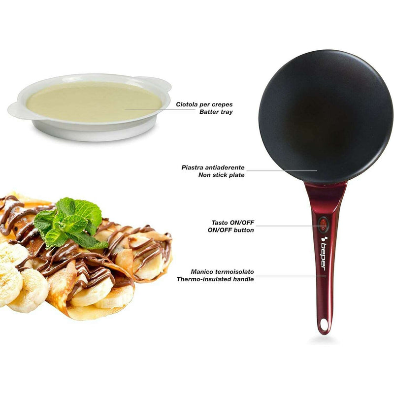 Electric Crepe Maker with Handle  Electric Crepe Maker with Handle Electric Crepe Maker with Handle Beper