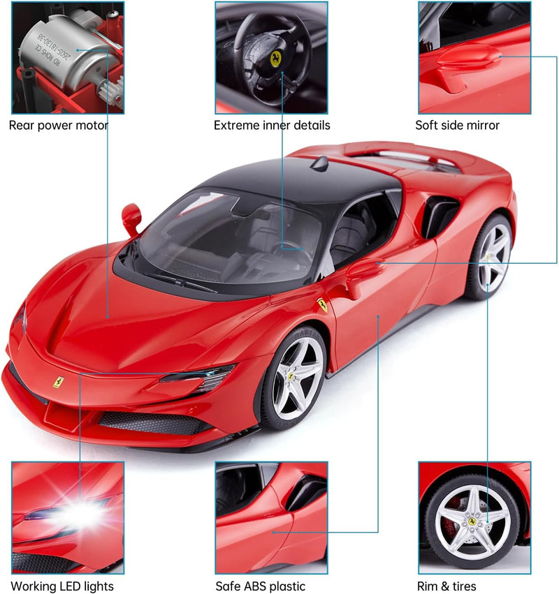 1/14 Ferrari SF90 Stradale Radio Remote Control Car Remote Control Cars 1/14 Ferrari SF90 Stradale Radio Remote Control Car 1/14 Ferrari SF90 Stradale Radio Remote Control Car Rastar