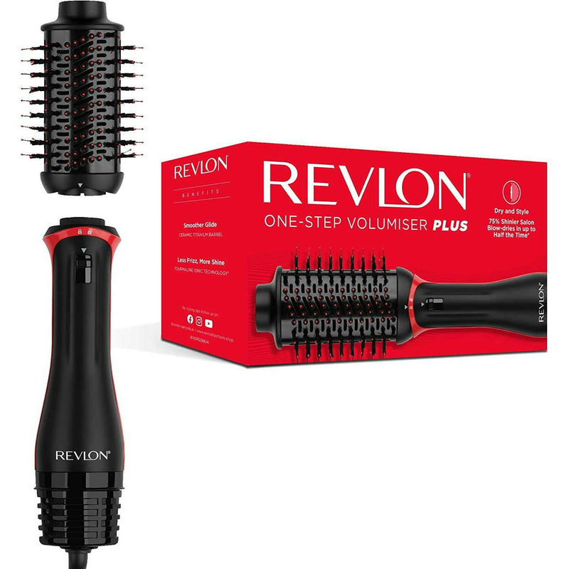 Salon One-Step Hair Dryer Volumizer Plus Airbrushes Salon One-Step Hair Dryer Volumizer Plus Salon One-Step Hair Dryer Volumizer Plus Revlon