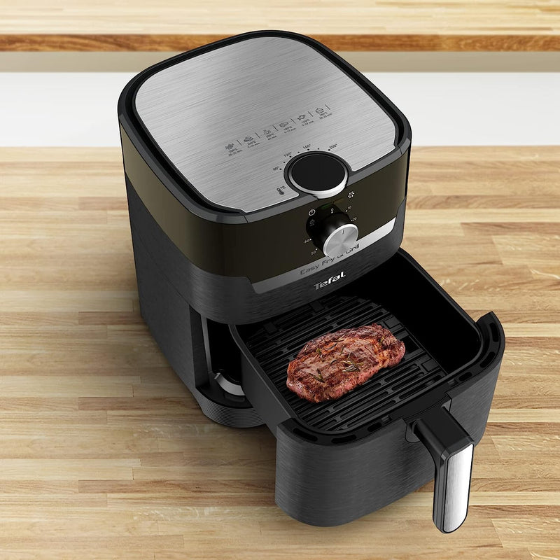 Easy Fry & Grill, Friteuse sans huile 4,2L (6 pers.), air fryer, grill, 8  prog.