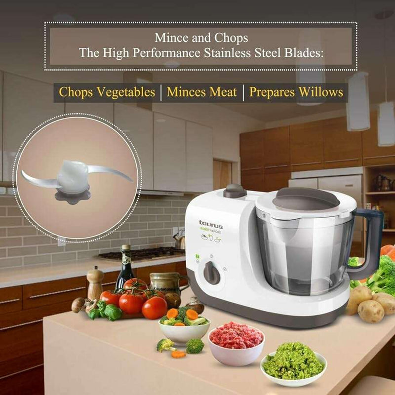 Steam Robot, 750W, 1.7L food processor Steam Robot, 750W, 1.7L Steam Robot, 750W, 1.7L Taurus