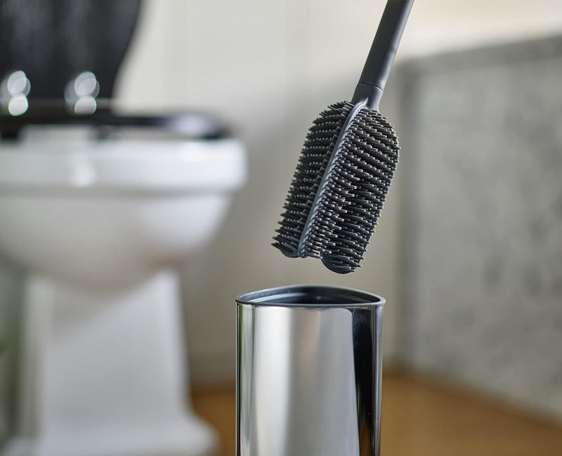 Flex™ 360 Luxe Toilet Brush- Stainless-Steel Finish Bathroom Accessories Flex™ 360 Luxe Toilet Brush- Stainless-Steel Finish Flex™ 360 Luxe Toilet Brush- Stainless-Steel Finish Joseph Joseph