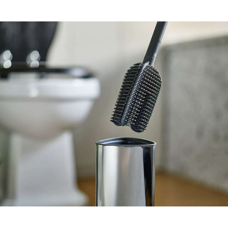 Flex™ 360 Luxe Toilet Brush- Stainless-Steel Finish Bathroom Accessories Flex™ 360 Luxe Toilet Brush- Stainless-Steel Finish Flex™ 360 Luxe Toilet Brush- Stainless-Steel Finish Joseph Joseph