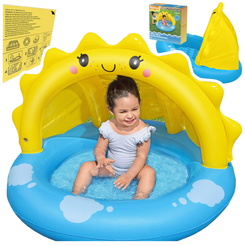 Sunny Days Shaded Kiddie Pool 101x97x71cm Kids Inflatables Sunny Days Shaded Kiddie Pool 101x97x71cm Sunny Days Shaded Kiddie Pool 101x97x71cm Bestway