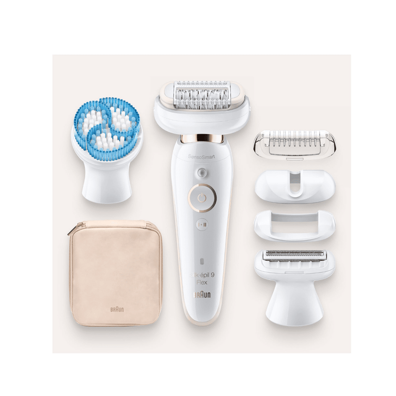 Wet & Dry Epilator Series 9 + Exfoliation Brush Hair Removal Wet & Dry Epilator Series 9 + Exfoliation Brush Wet & Dry Epilator Series 9 + Exfoliation Brush Braun