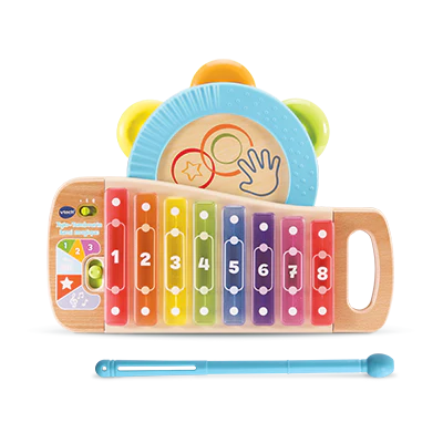 Xylo-tambourin Lumi Magique Wood toddler's toys Xylo-tambourin Lumi Magique Wood Xylo-tambourin Lumi Magique Wood Vtech