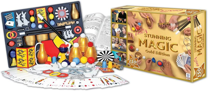 Stunning Magic Gold Edition with 150 Magic Tricks Board Games Stunning Magic Gold Edition with 150 Magic Tricks Stunning Magic Gold Edition with 150 Magic Tricks Hanky Panky