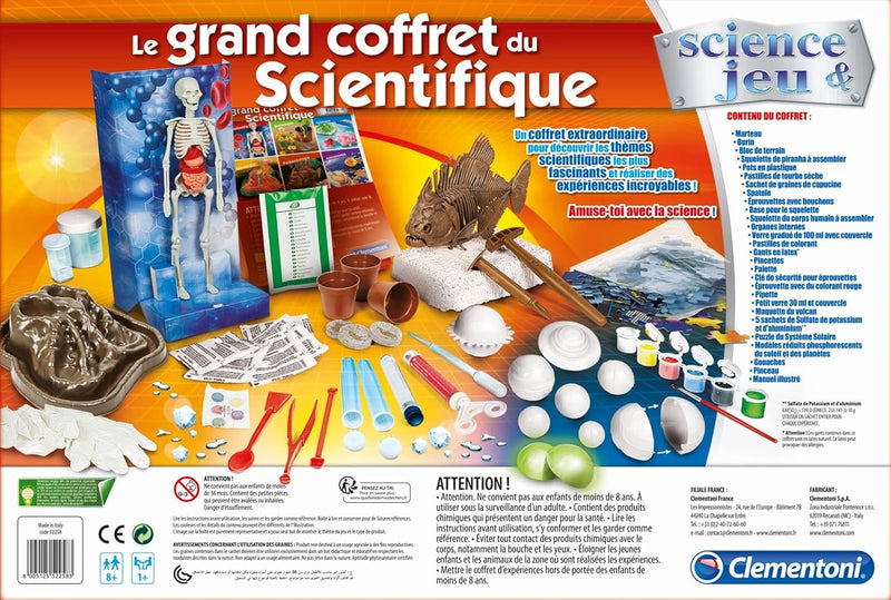 Science & Jeu Laboratoire - Le Grand Coffret Du Scientifique  - FR Toys Science & Jeu Laboratoire - Le Grand Coffret Du Scientifique  - FR Science & Jeu Laboratoire - Le Grand Coffret Du Scientifique  - FR CLEMENTONI