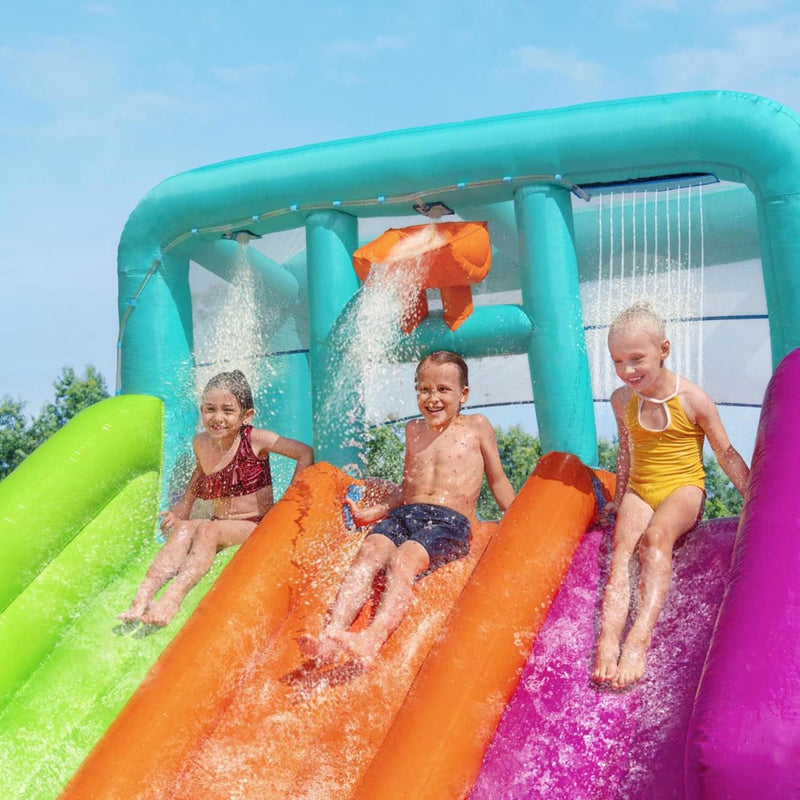 Splash Course Mega Water Park 7.1m x 3.1m x 2.65m Kids Inflatables Splash Course Mega Water Park 7.1m x 3.1m x 2.65m Splash Course Mega Water Park 7.1m x 3.1m x 2.65m Bestway