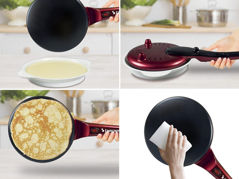 Electric Crepe Maker with Handle  Electric Crepe Maker with Handle Electric Crepe Maker with Handle Beper