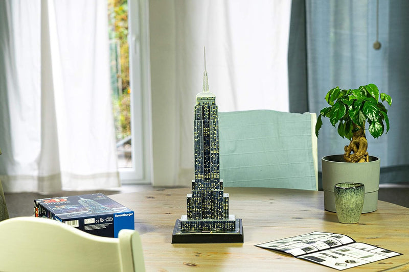 216 Pieces 3D Puzzle, Chrysler Building Glows in the Dark puzzle Kids 216 Pieces 3D Puzzle, Chrysler Building Glows in the Dark 216 Pieces 3D Puzzle, Chrysler Building Glows in the Dark Ravensburger