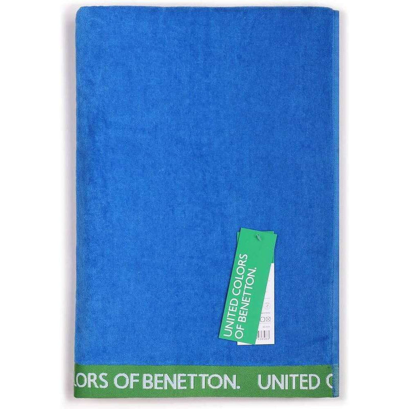 Beach Towel 90x160cm, Blue 420GSM Terry Cotton Bathroom Towels Beach Towel 90x160cm, Blue 420GSM Terry Cotton Beach Towel 90x160cm, Blue 420GSM Terry Cotton United Colors of Benetton